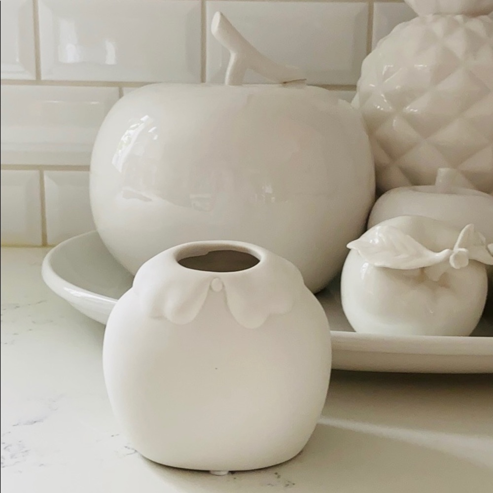 LC Lauren Conrad Bisque Shirt Vase